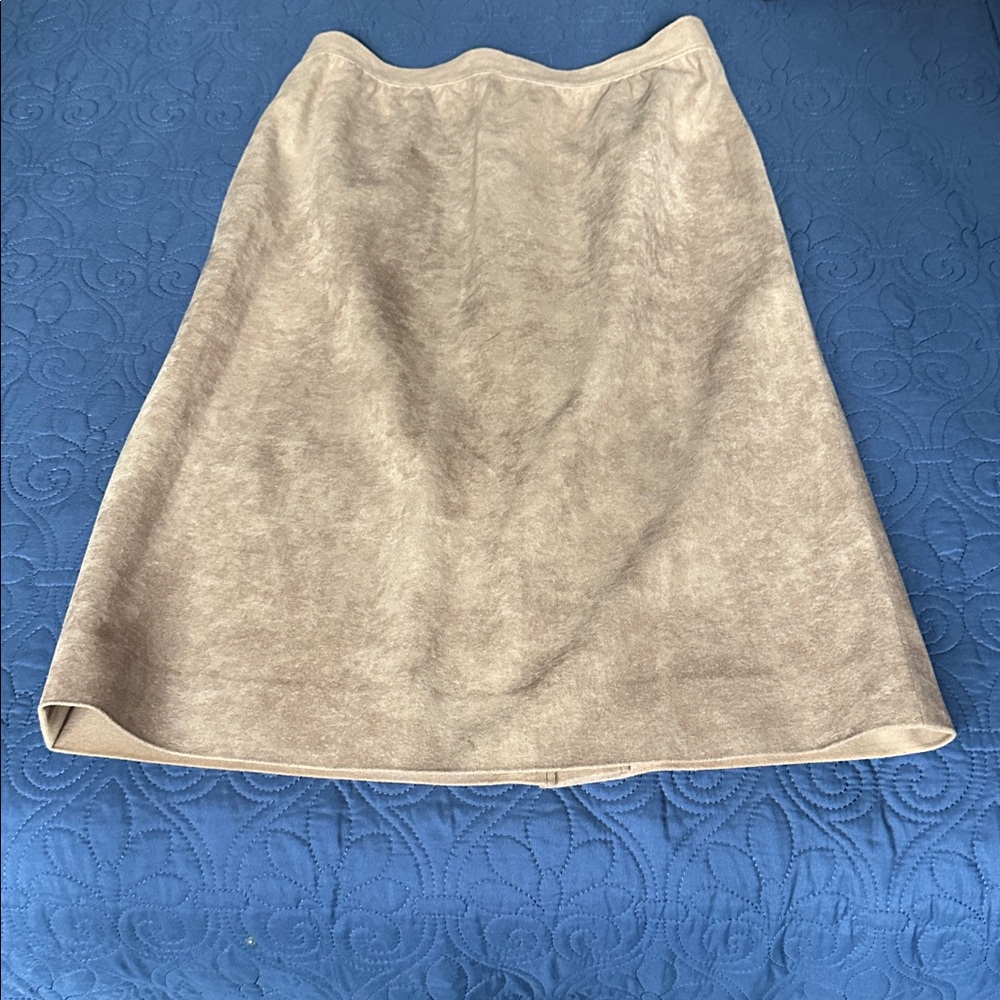 Elegant Mustard A-Line Skirt